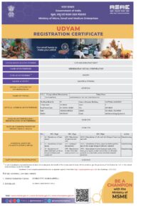 Udyam Registration Certificate